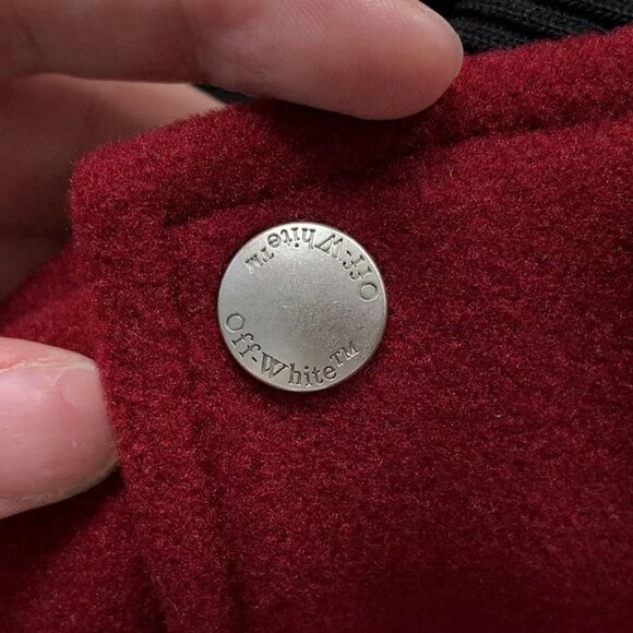 Off-White x A.C. Milan Varsity Jacket - Picture 4 of 15